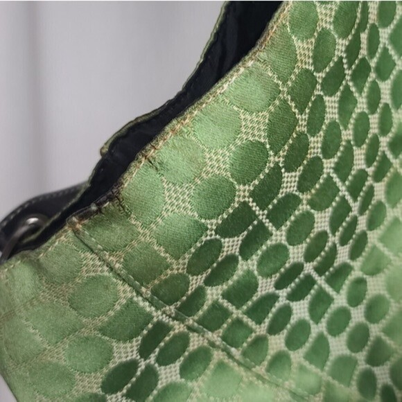 Kate Spade Green Drawstring Tote Purse - Picture 13 of 14